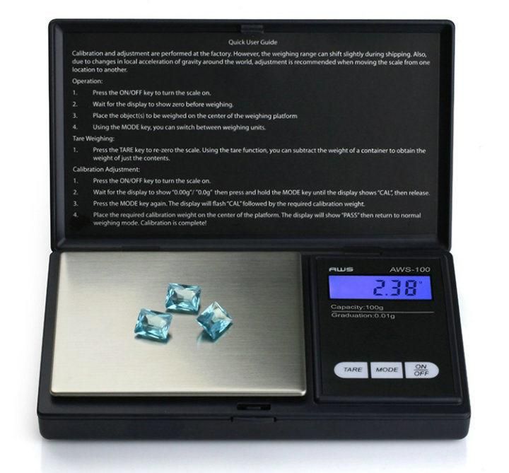 200g 0.01g LCD Screen Digital Jewelry Pocket Mini Weighing Scale
