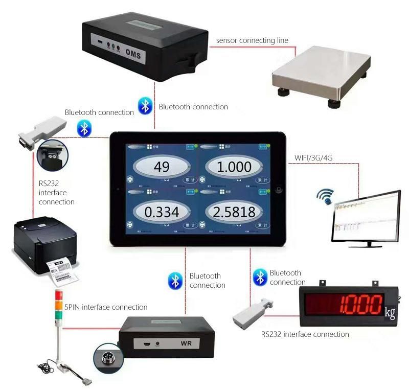 Scs-100t High Accuracy Computerized Weighbridge Scale