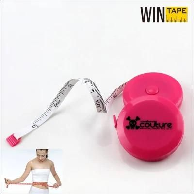 Tape Measure 150 Cm 60 Inch Push Button Tape Body Measuring Soft Retractable for Sewing Double-Sided Tailor Cloth Ruler