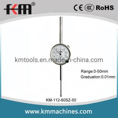 High Quality 0-50mm Mechanical Dial Indicator Gauge with 0.01mm Graduation