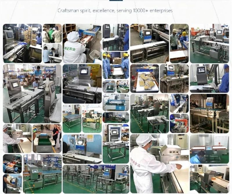 Automatic Weight Scale Weight Sorting Machine for Seafood Convey Belt Check Weigher for Packaging Line Weight Grading for Meat