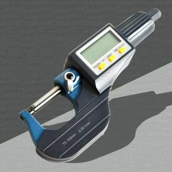 Digital Micrometer Screw Micrometer Measuring Tool Outer Diameter Mechanical Micrometer Caliper Micrometer Caliper Model 75-100mm