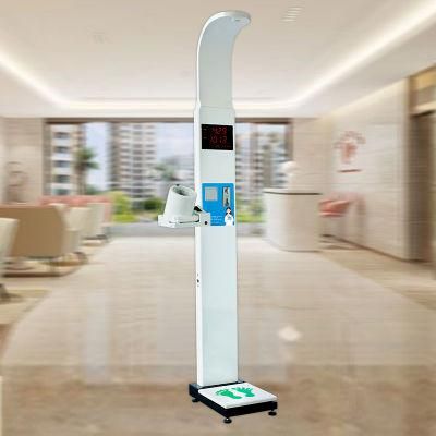 LED Display Blood Pressure Body Weight and Height Scale for Gym