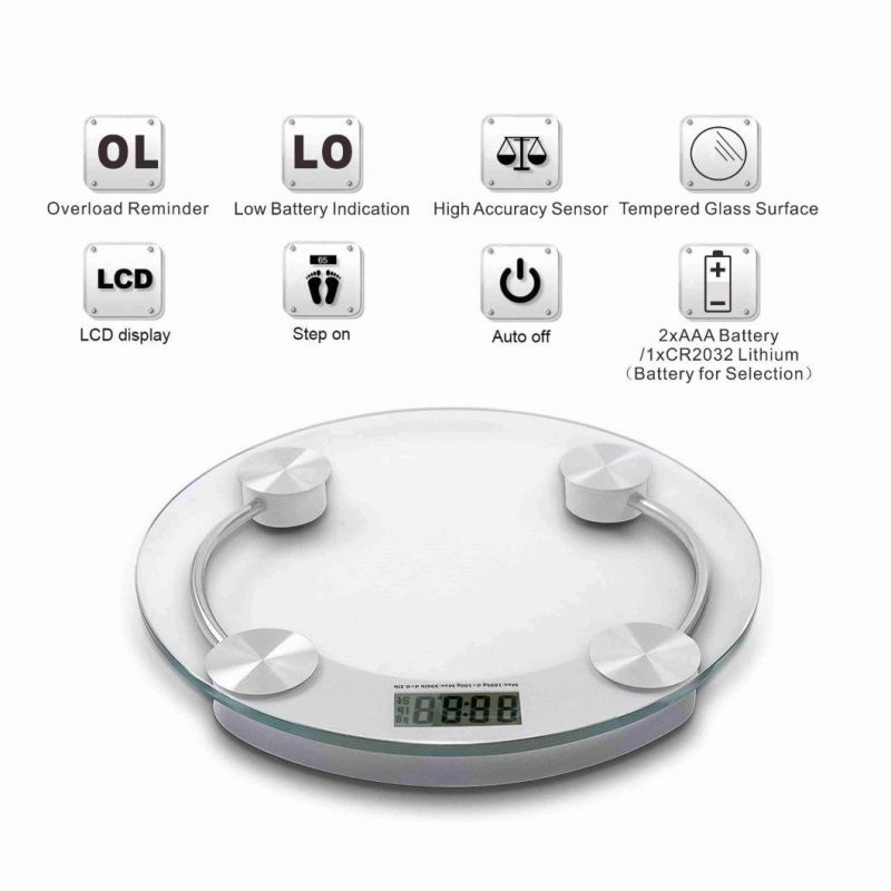 2021 Factory Wholesale Digital Platform Bathroom Scale High Precision Scale