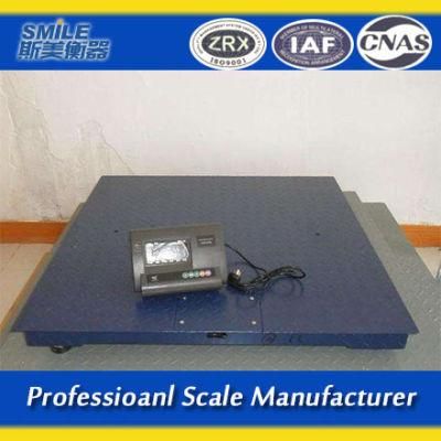 1.2*1.2m Electronic Weighing Digiweigh 2000kg Floor Pallet Cattle Weighing Scale