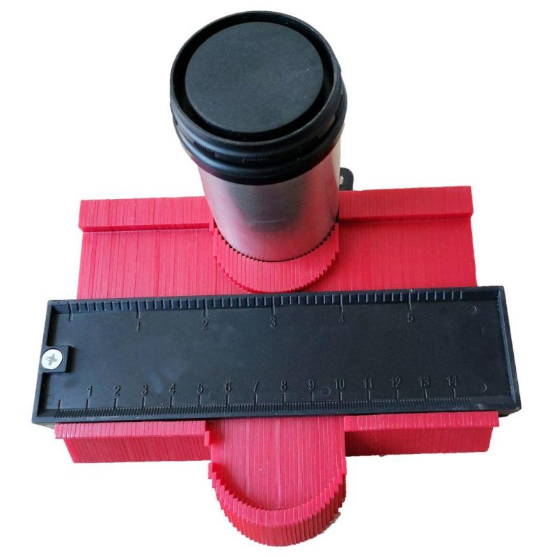 10 Inch Meters Plastic Wood Marking Tool Contour Gauge Profile Copy Standard Tiling Laminate Tiles Tools Measuring Tools