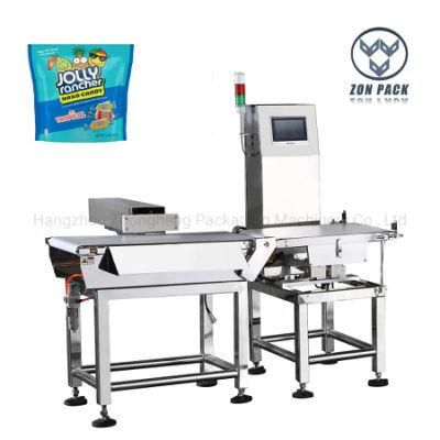 High Precision Snacks Weighing Scale Check Weigher for Packing Line