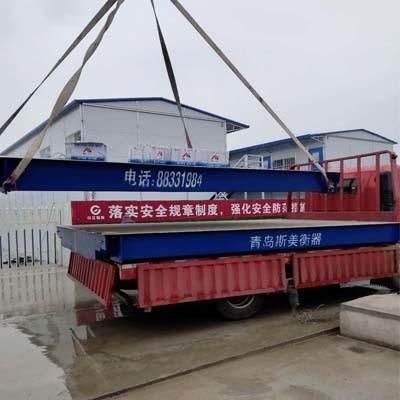 150tons Digital Truck Scales Weighbridge Solve The Truck Weight From China