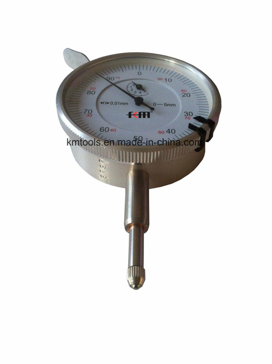 0-5mm Mechanical Dial Indicator with Lifting Lever on The Left
