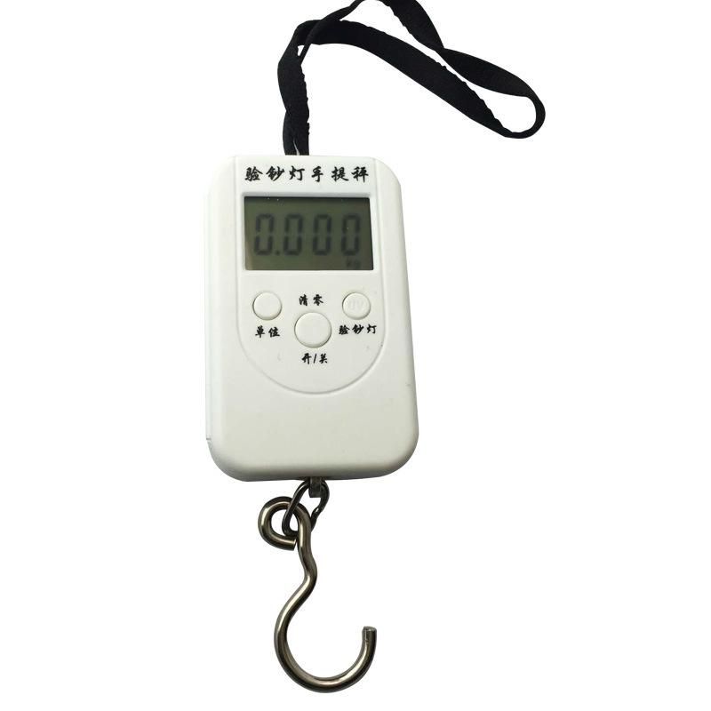 Digital Luggage Scales 50kg Portable Digital Scales UV Laser Light for Checking Cash