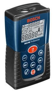 Bosch Dle 40 Laser Distance Measure 40m Range Laser Distance Meter