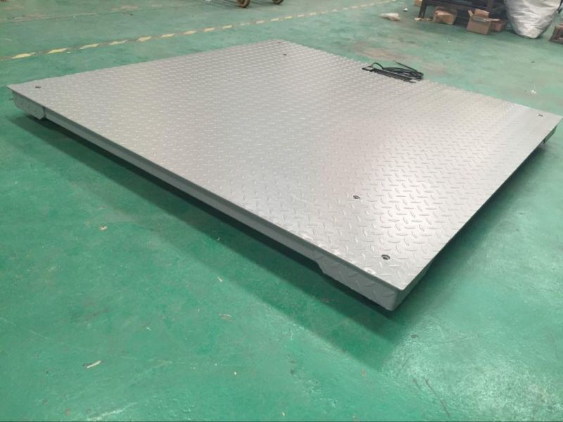 Heavy Duty High Strength Floor Scale Platform Weigh Bridge Floor Weighing Scale Bascula De Puente, Blue Floor Weighing Scale Weighbridge 6t 10t