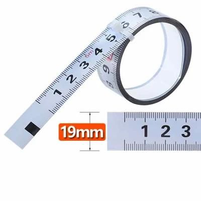 Widen Sticky Scale Steel Ruler 1-5m Positive Ruler with Glue Scale Tape Measure Self-Adhesive Ruler with Ruler Flat Ruler