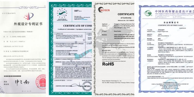 500kg Coin Operation Weight and Height Scale with BMI and Fat Measurement