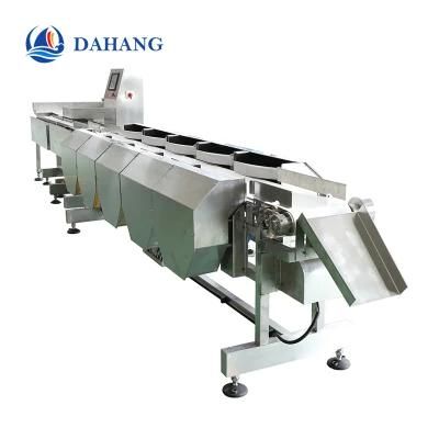 Factory Supply Frozen Seafood Size Weight Classify Sorting Grading Machine