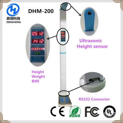 Dhm-200 Ultrasonic Weight and Height Body Scale Medical/Personal Scale