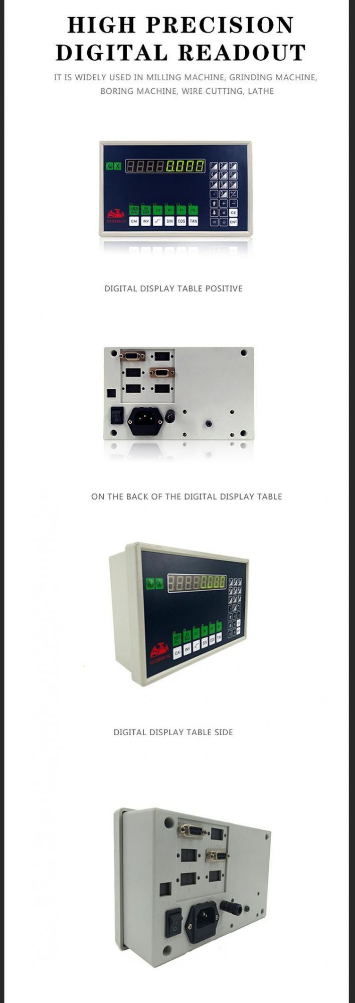 1 Axis Digital Readout Dro with LED Digital Readout Linear Encoder