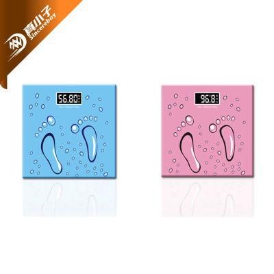 Factory Wholesale 8mm Tempered Glass Electronic Bathroom Scales
