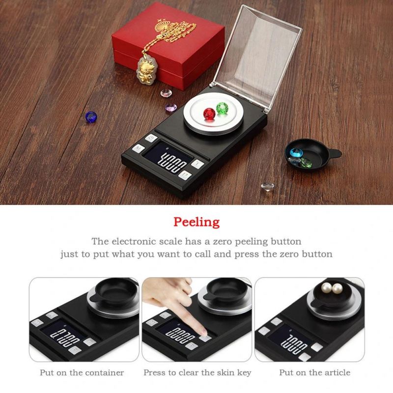 High Precision Electronic Scales Jewelry Balance Pocket Style 100g/0.001g