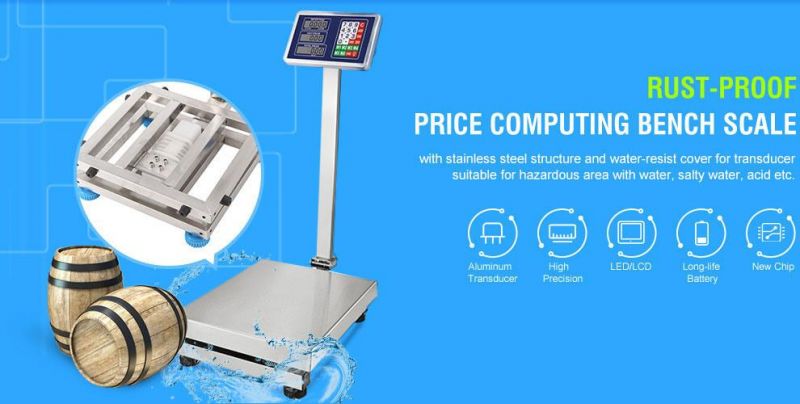 Factory Supply 60kg 100kg 150 Kg 200kg Digital Platform Scale for Weighting