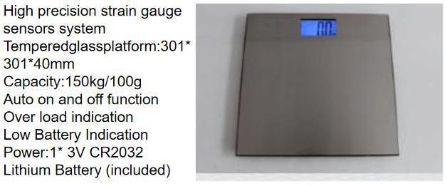 Body Bathroom Scale Kitchen Scale 150kg