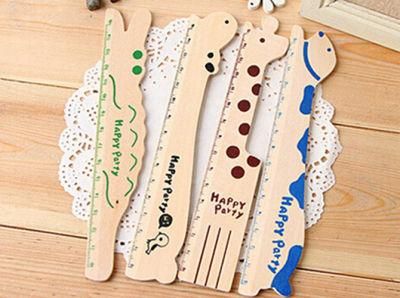 Cute Design Good Quality Wooden Ruler