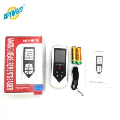 40m to 100m Red Line Laser Distance Meter Range Finder Measures Feet