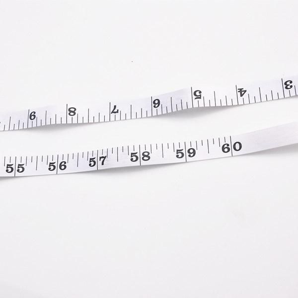 1.5m White Tailoring Tape Measure with Stainless Steel Clip