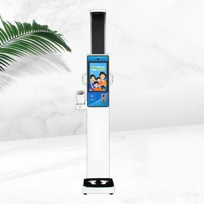 High Quality 19 Inch Touch Screen and Printer Ultrasonic Pharmacy Height and Weight BMI Machine for Clinics with Printer