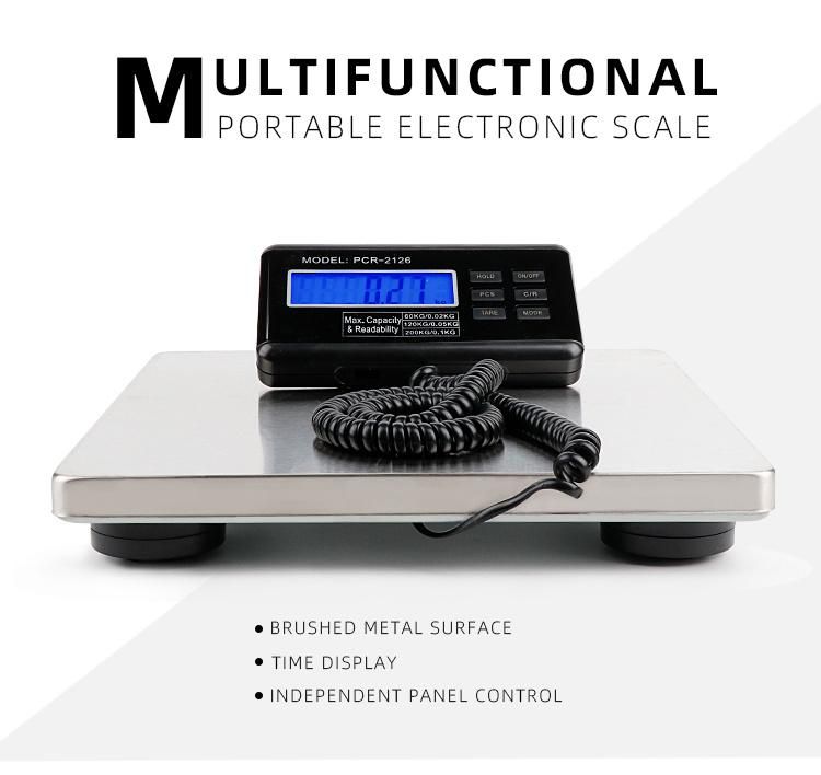 LCD Backlit Digital Warehouse Express Scale Shipping Scale Postal Scale 300kg/100g