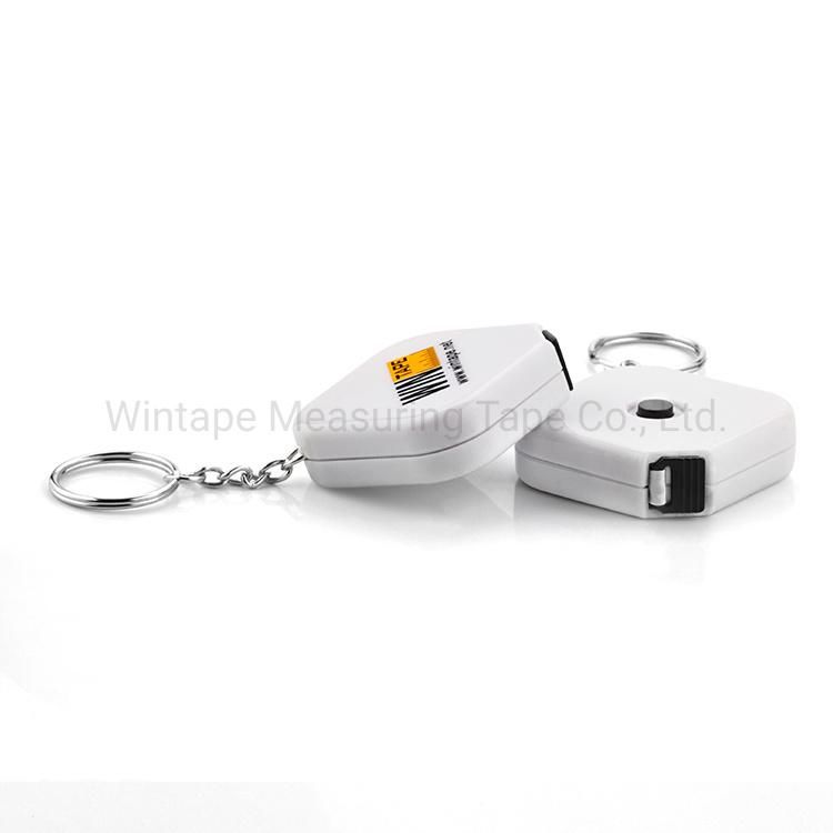 Pocket Soft Retractable Cute Mini Promotional Square Measuring Tape