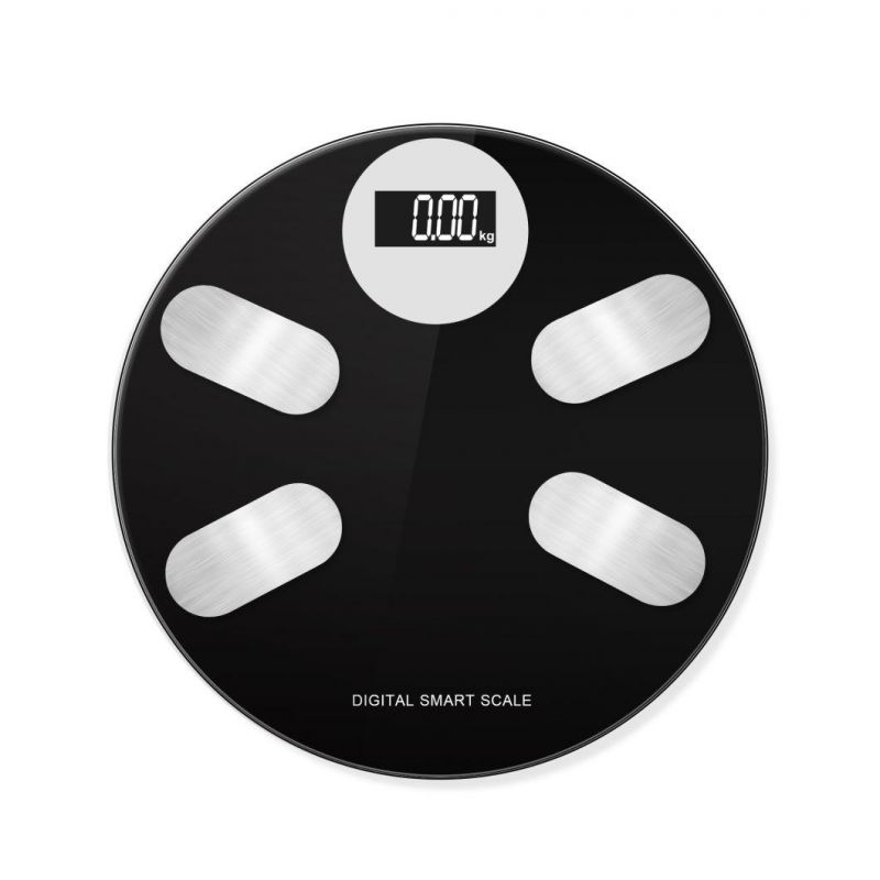 Bl-6012t High Quality Round Glass Digital Body Scale