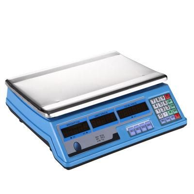 Portable Scale 40kg Digital Weight Scale Digital Price Computing Scale with LED / LCD Display