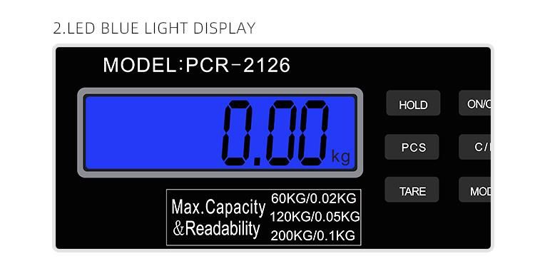 LCD Backlit Digital Warehouse Express Scale Shipping Scale Postal Scale 300kg/100g