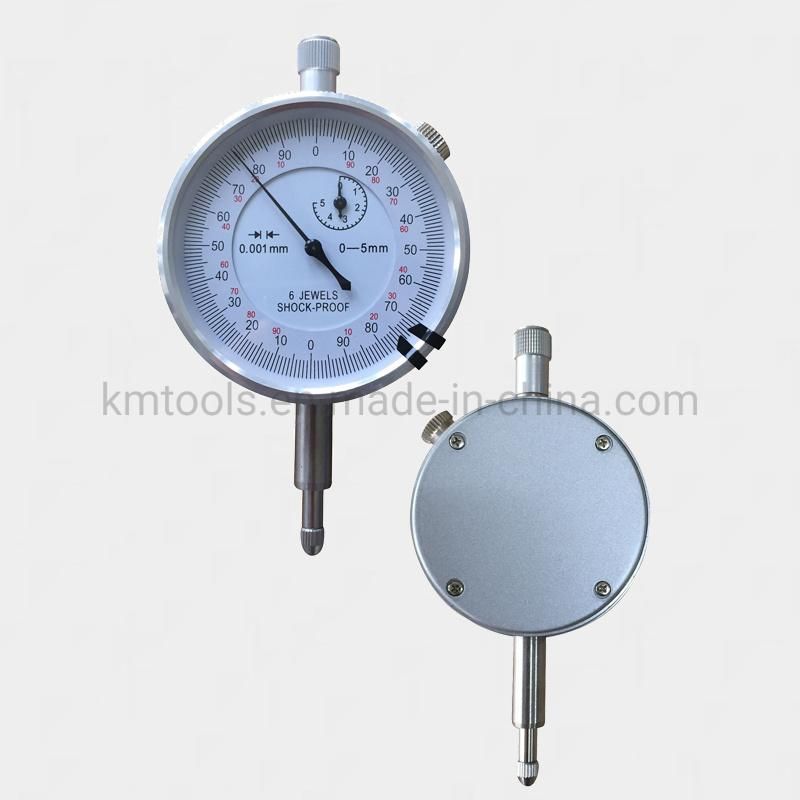 Function Mechanical Types of Dial Gauge Test Indicator with 0-5mm Meter Precise 0.001