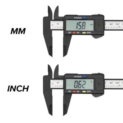 6 Inch Electronic Alloy Vernier Caliper Micrometer Digital Ruler Measuring