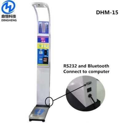 Dhm-15 Coin Vending Body Scale Height and Weighing Machines