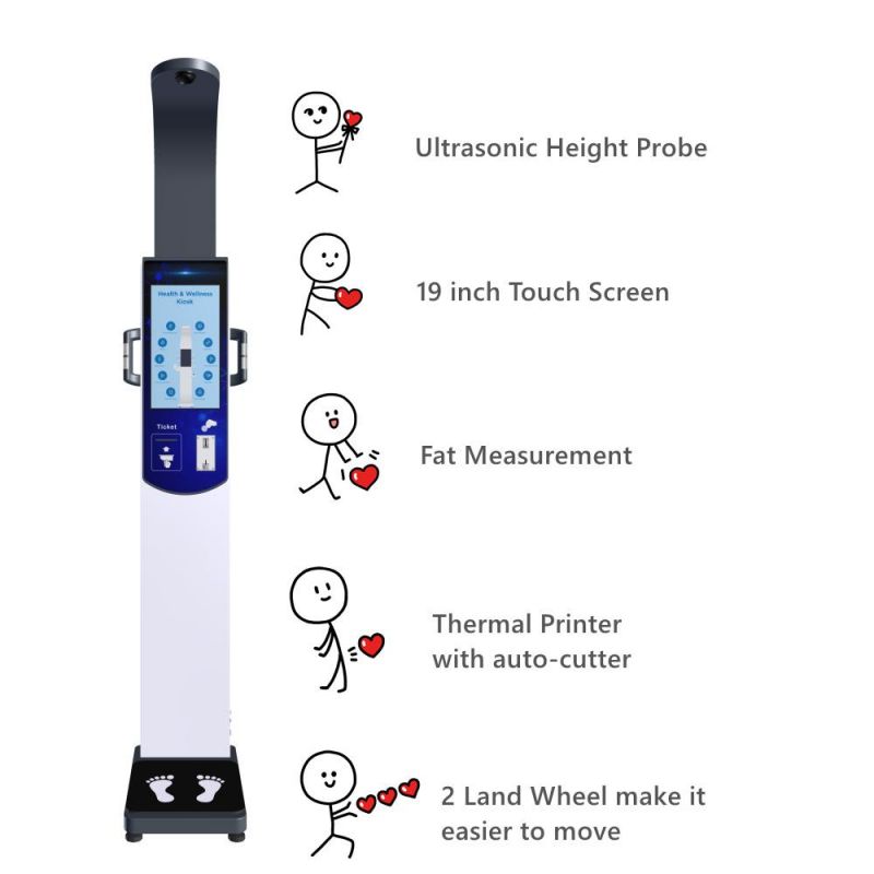 Pharmacy Digital Body Fat Machine Height and Weight Machine