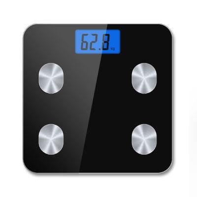 Electronic Body Weighing Scale with LCD Display and Tempered Glass