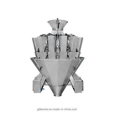 High Accuracy 14 Heads Anchovy Fish Weigher Automatic Multihead Weigher