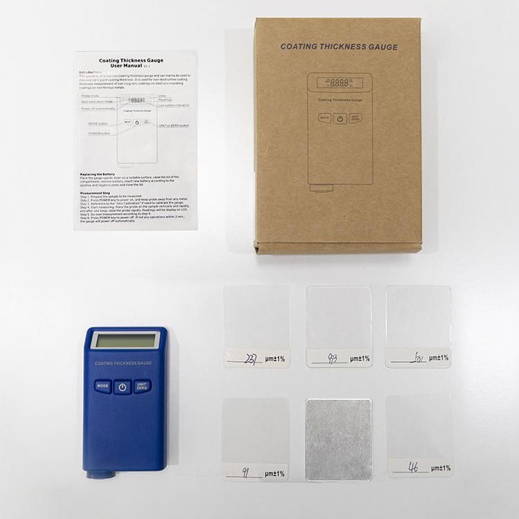 Ec-100s Cheap Small Metal Surface Non-Metallic Coating Thickness Gauge Meter