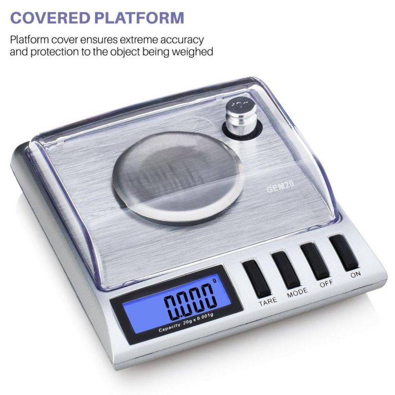 0.001g / 20g Weight Scale Supplier of Hostweigh, Electronic Pocket Jewelry Balance Digital Scale Jewelry Small Scale Business