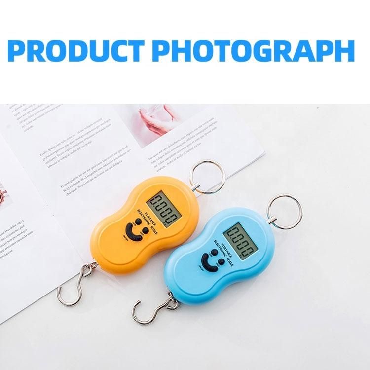 Mini China Electronic Portable Luggage Hanging Scale with Ruler