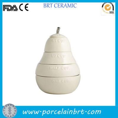 Ceramic Pear Shaped Different Size Measuring Tool