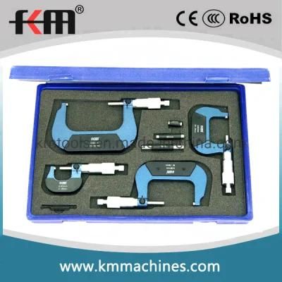 0-100mmx0.001mm 4PCS Outside Micrometer Set