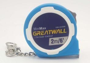 2m Promotional Gift Tape Measure with Keychain Mini Measure Tape