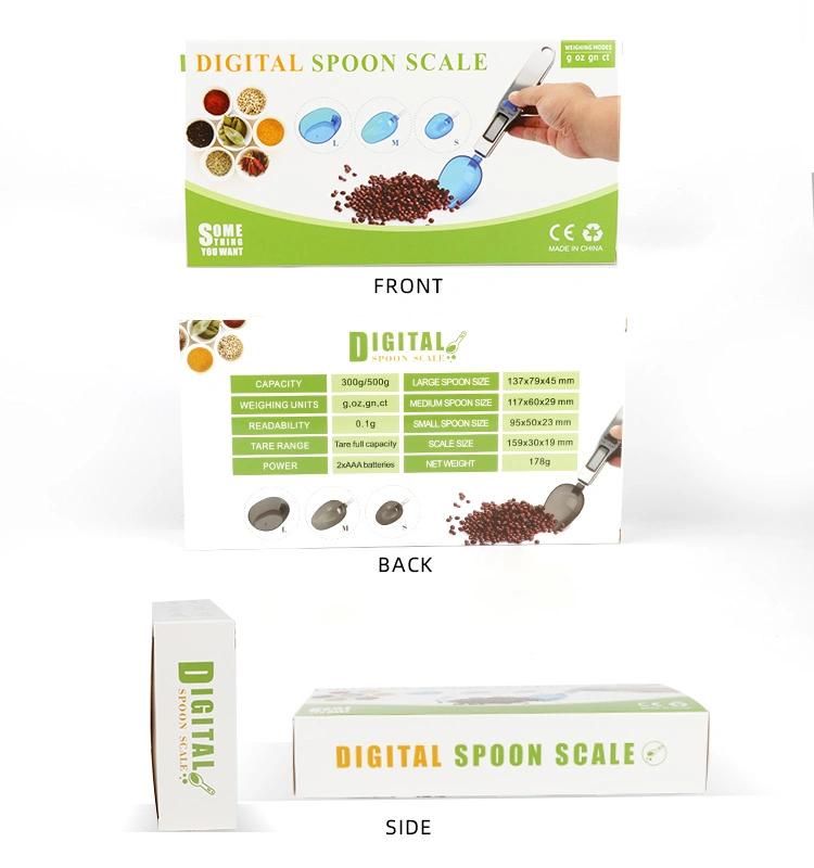 Popular and Convenient Use Digital Spoon Weighing Scale with Scoop