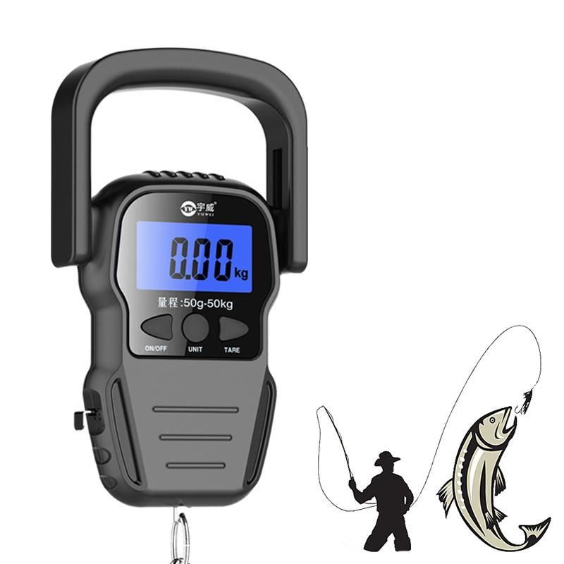 50kg Multifunctional LCD Display Electronic Hanging Weighing Luggage Scale Digital for Travel