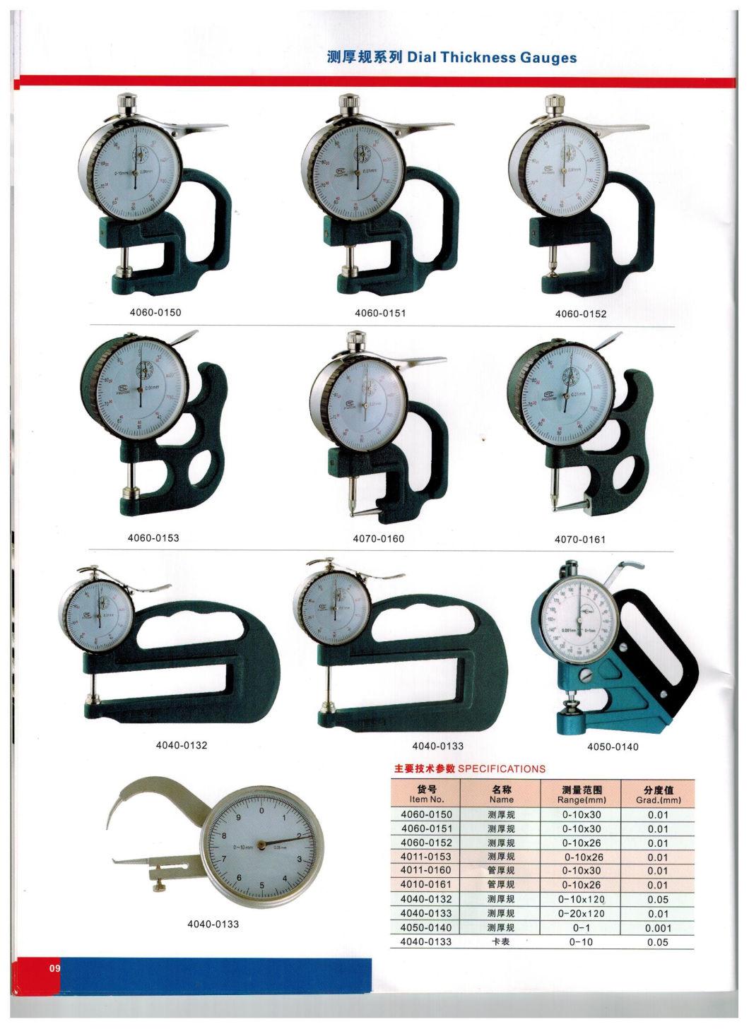 0.1mm 0.01mm 0.001mm Handle Leather Thickness Gauge