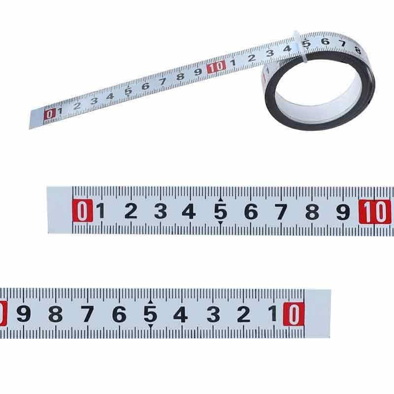 Widen 16mm Sticky Scale Steel Ruler 1-5m Ruler with Glue Scale Tape Measure Self-Adhesive Ruler Ruler Flat Ruler